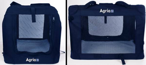 Taitettava koirahäkki pehmeällä pilefleece-patjalla ryhmässä Agria Shop / Tuotteet / Koira @ AgriaShop (2488r)